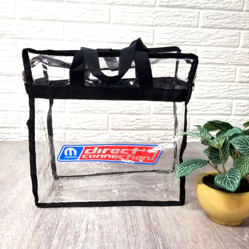 Mopar clear bag with zipper closure